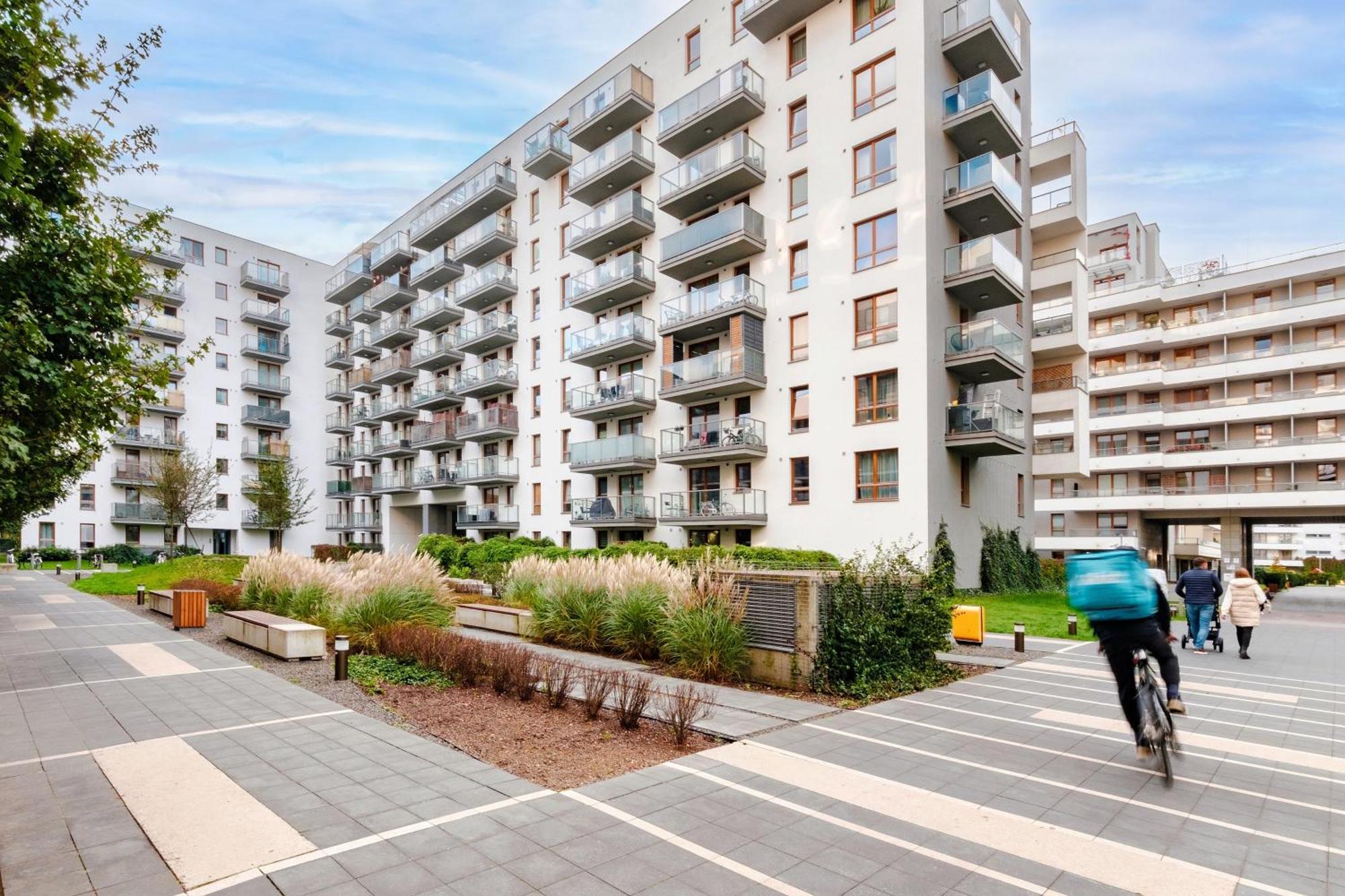 Studio Wola Apartament Kasprzaka - Wifi + Smart Tv 바르샤바 외부 사진